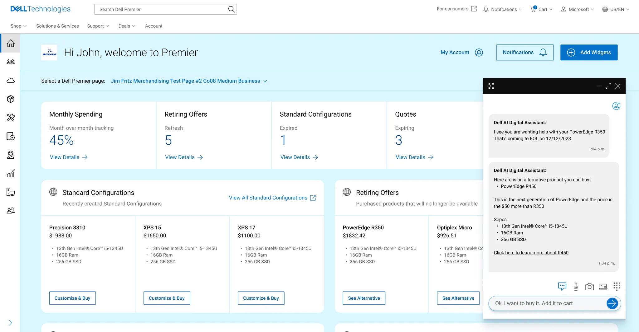 Integrated collaboration experience with an AI chatbot